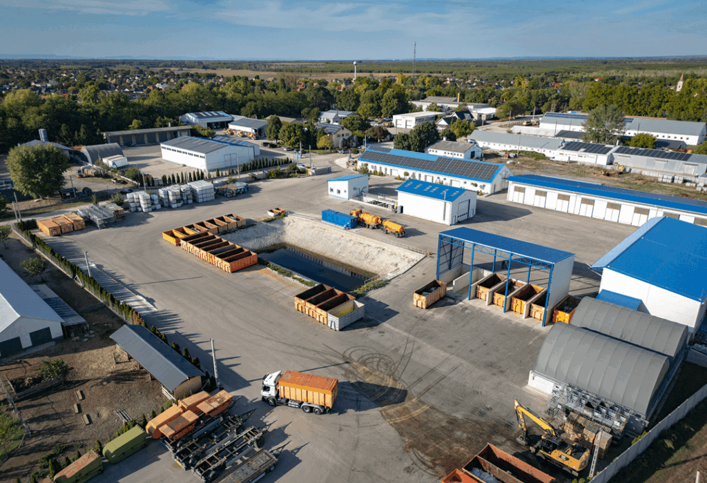 Faragó Környezetvédelmi Kft. látkép Kakucson.