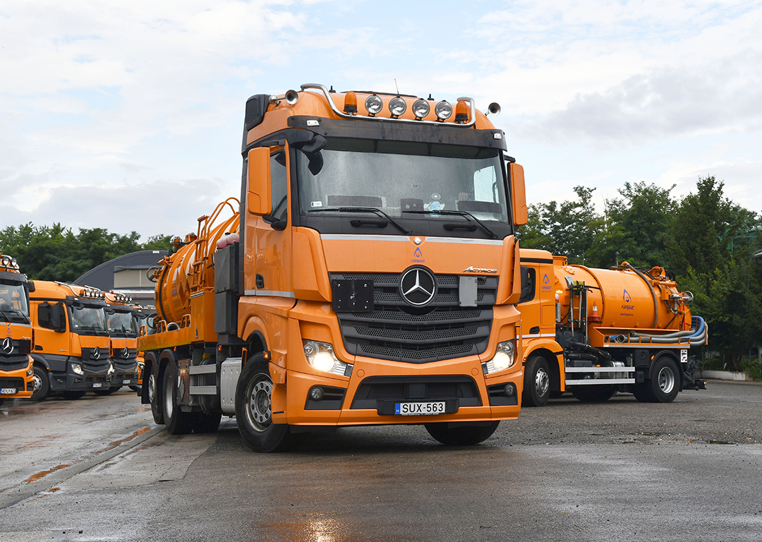 Korszerű hulladékgazdálkodás, modern járműpark.