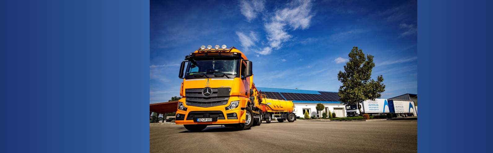 Faragó Környezetvédelmi Kft. - Korszerű járműpark.